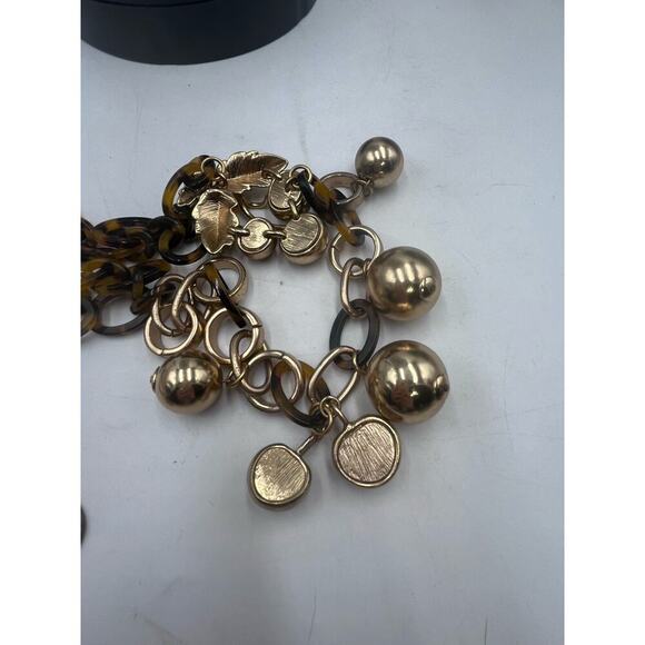 J. Crew Gold and Brown Statement Necklace - Picture 13 of 14